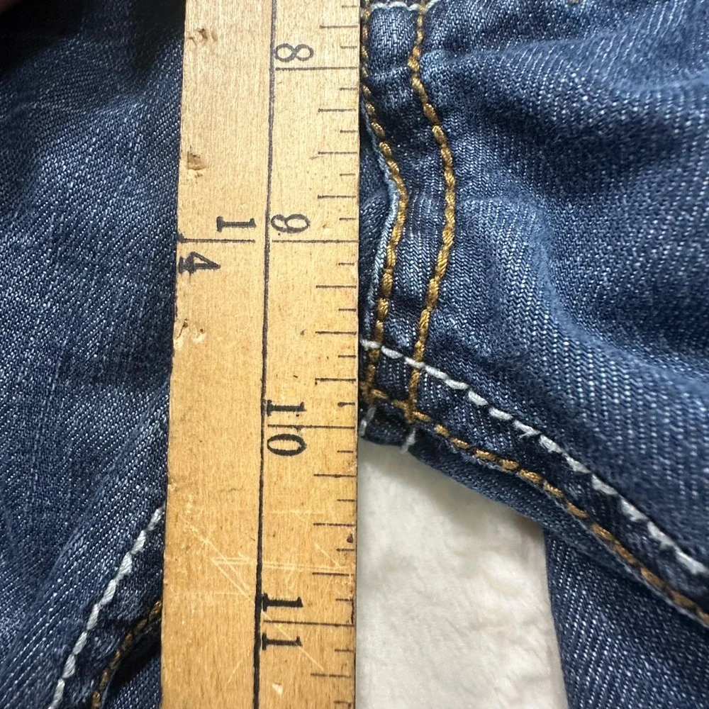 Buffalo David Bitton Driven Basic Straight Jeans Mens 36x34 Blue Medium Wash